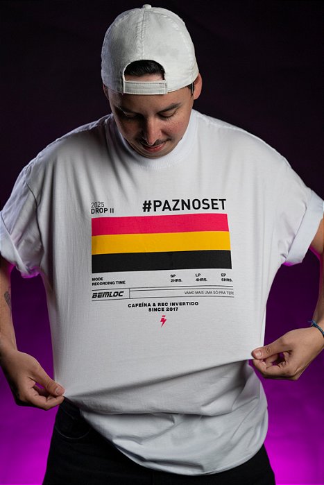 Camiseta Oversize #Paznoset DROP II