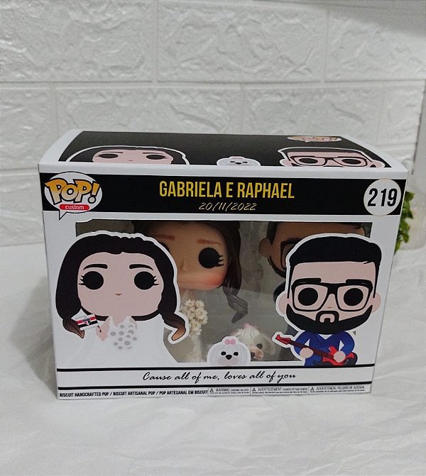 Caixa Personalizada Para Casal Funko Pop
