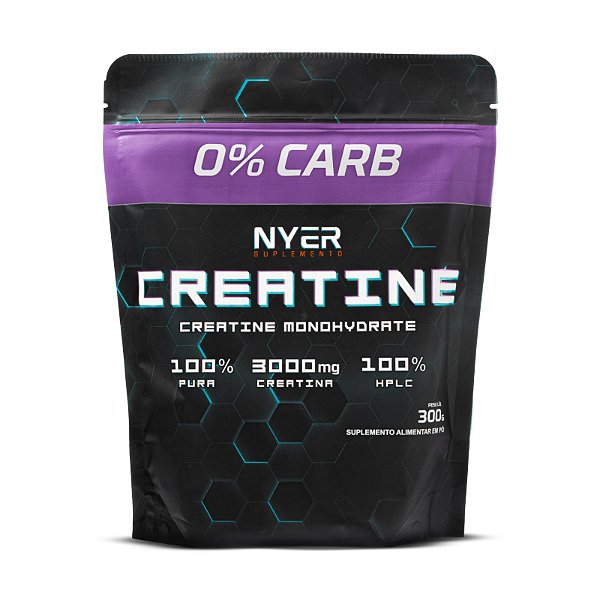 Creatina Monohidratada 300g pacote 100% Pura  Nyer