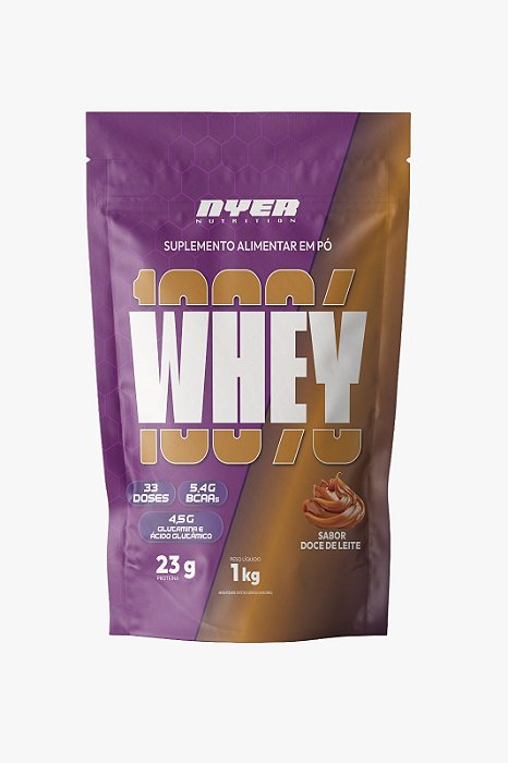 Whey Protein 100% 1KG NYER Doce de Leite