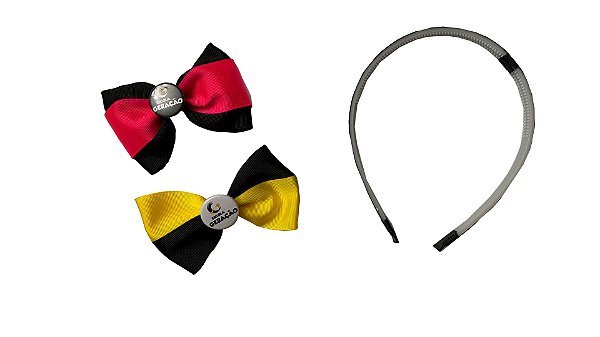 Arquinho Adaptável - Rosa e Amarelo