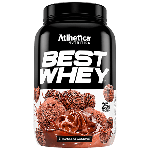 Best Whey Protein Brigadeiro Gourmet 900g - Atletica Nutrition