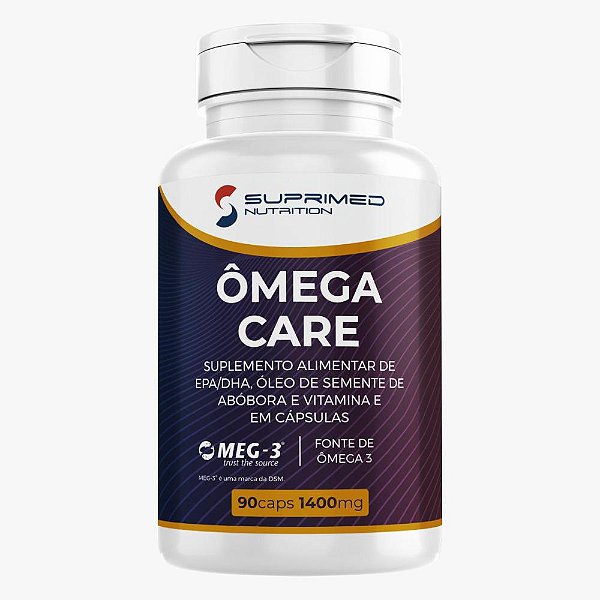 Ômega3 1G c/ Semente de Abóbora - 90 caps - Suprimed Nutrition