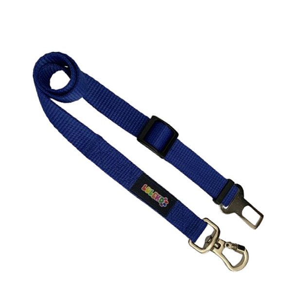 Cinto de Segurança Pet Colorido Luleko - Azul Escuro