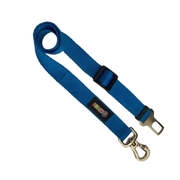 Cinto de Segurança Pet Colorido Luleko - Azul Claro