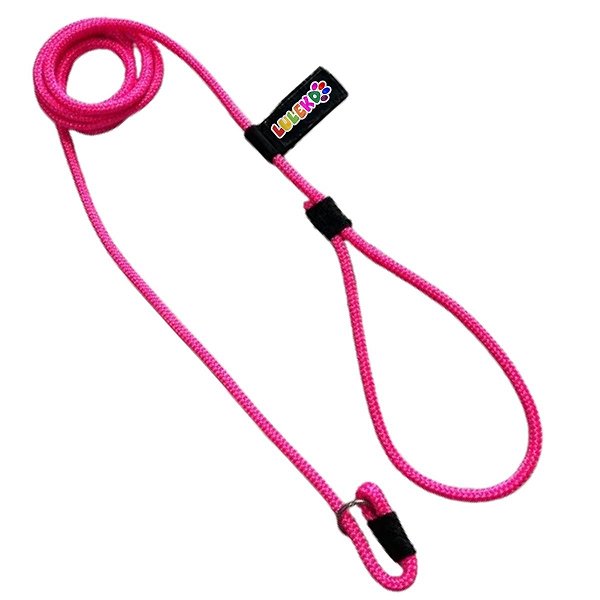 Guia Unificada para Cachorro Luleko - Rosa Neon