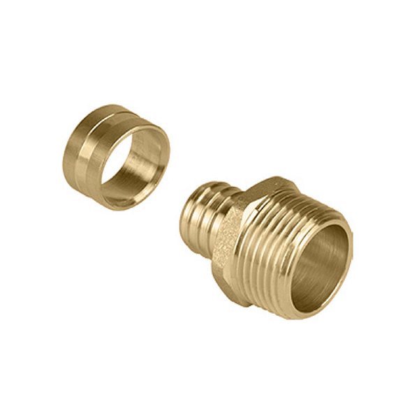 Conector Fixa Macho Longa PEX Água 20X3/4"Kit c/ 30-Emmeti