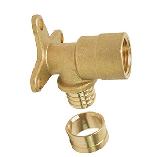 COTOVELO BASE FIXA CURTO 3 ABAS 25X1/2X35MM PEX EMMETI