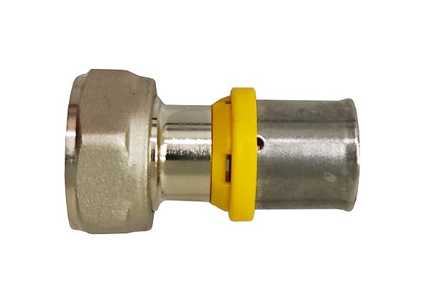 Conector Fêmea Móvel Prensar Gás 16MMX3/4" Multicamada Sferagas Kit com 10 unidades