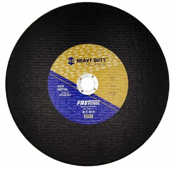 DISCO DE CORTE FASTSTEEL 304X3,2X25,4 - 2 Unidades