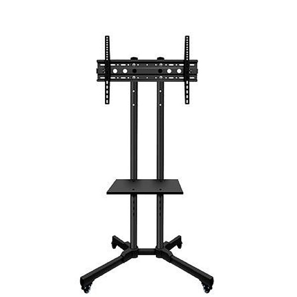 SUPORTE PEDESTAL MOVEL ALTURA AJUSTAVEL ( MANUAL ) - 32 A 70 - PRETO - PX-37