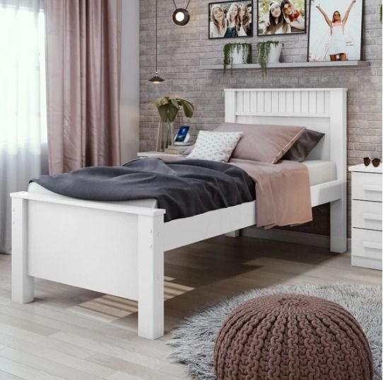 CAMA LOPAS SOLTEIRO ATHENAS PLUS S/AUXILIAR BRANCO