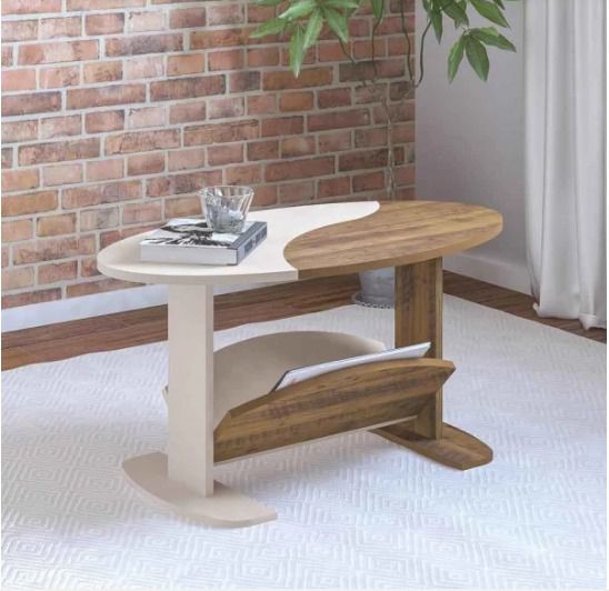 MESA CENTRO ARTELY ISIS PINHO / OFF WHITE