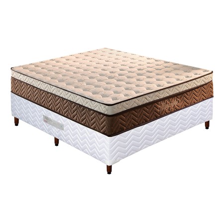 Conjunto Box Magnific Casal 138cm com Molas Ensacadas