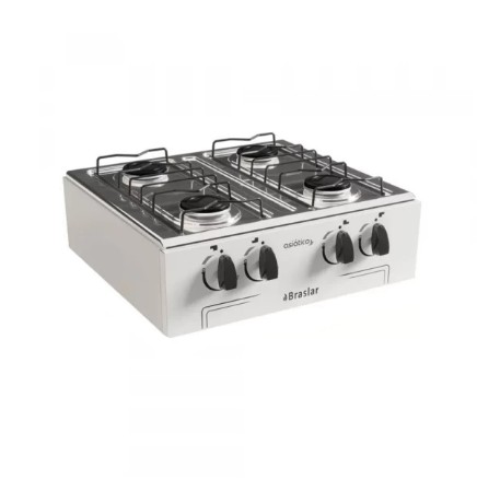 FOGAO 4B BRASLAR COOKTOP ASIATICO JR BRANCO