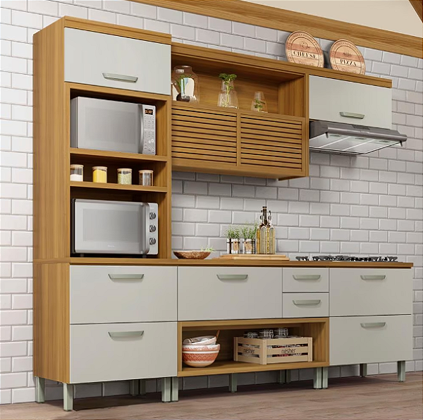 COZINHA NESHER PRINCESA FREIJO / OFF WHITE