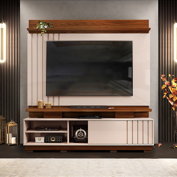 Home Detroit com pés, para Tvs até 70