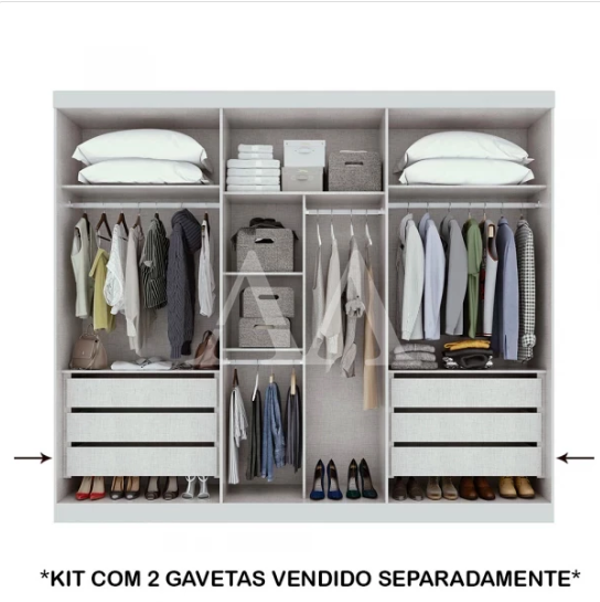 KIT LOPAS 02 GAVETAS CASTELLARO SISAL