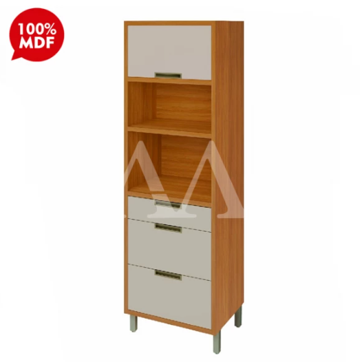 PANELEIRO NESHER TORRE QUENTE 1P 3G IMPERATRIZ FREIJO / OFF WHITE 500367