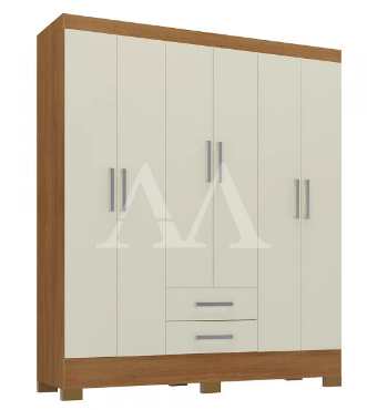 ROUPEIRO 6P. ABRIR 2G RODIAL NATAL CINAMOMO/OFF WHITE 51GR6223