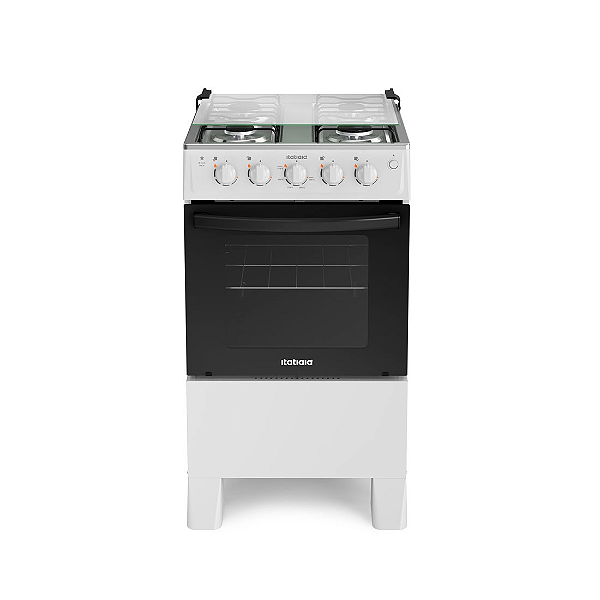 Fogão Star New 4 Bocas Automático Branco Mesa Inox - Itatiaia