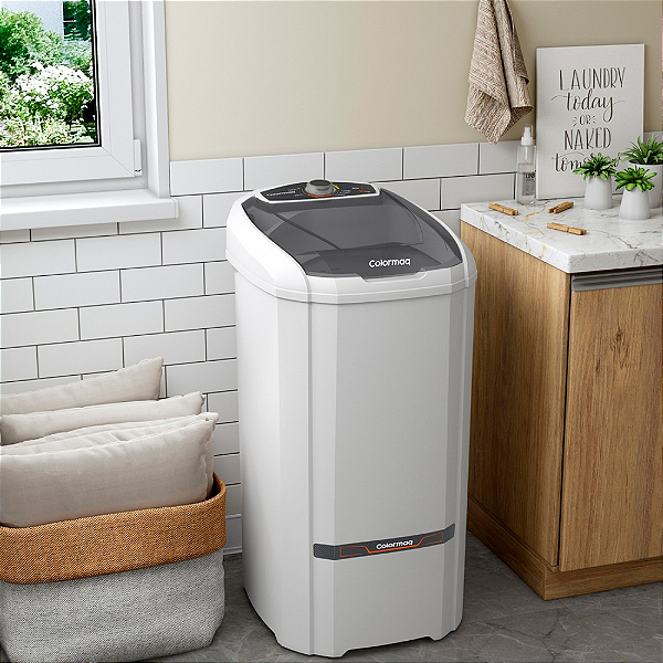 Máquina de Lavar Colormaq Semi automática Tanquinho LCS 10.0 10 KG com Filtro de Fiapos e Batedor Gi