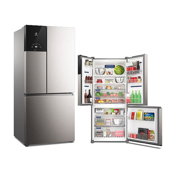 Geladeira Inverter 03 Portas 590L IM8S Inox Frost Free - Electrolux