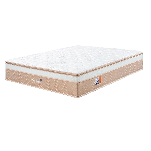 Colchão Confort Gel Casal 193cm com Molas Ensacadas | Sonos