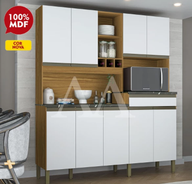 KIT 9P 1G RONIPA MERLOT PERFIL AMENDOA/BRANCO