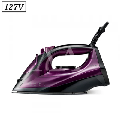 FERRO DE PASSAR ELGIN A VAPOR EASY PASS 127V ROXO/PRETO
