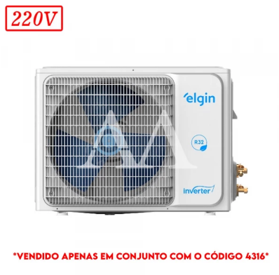 AR CONDICIONADO CONDENSADOR ELGIN SPLIT HIGH WALL ECO INVERTER II C/ WIFI 18000 BTU 220V