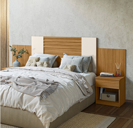 Cabeceira Araguaia com 2 gavetas - Moval