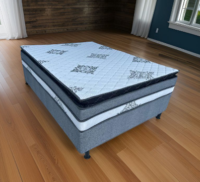 CAMA BOX CASAL CHARM PREMIUM TEC MALHA 138X57