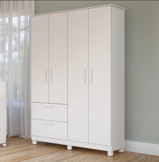Guarda-Roupa Infantil Jujuba 100% MDF | Permóbili
