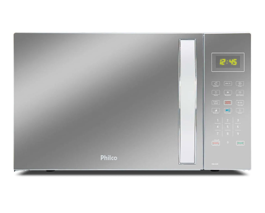 Micro-ondas 34L Philco 1400W Espelhado Limpa Fácil PMO34EB