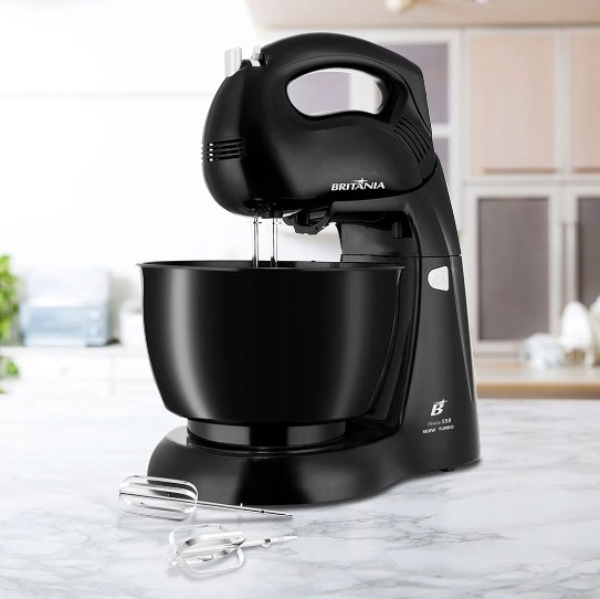 Batedeira Pérola 550 Turbo Tigela para 4,3L 500W - Britânia
