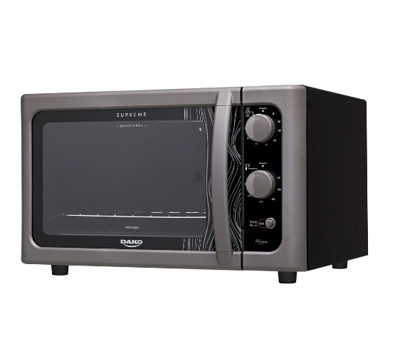 Forno de Bancada Elétrico Dako Titanium com Grill Dourador Supreme 44 Litros