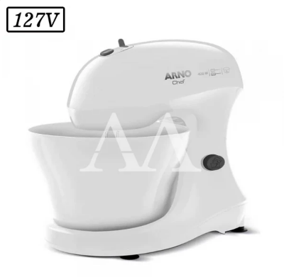 BATEDEIRA ARNO CHEF SM00 1 TIGELA 400W 5 VEL 127V BRANCA