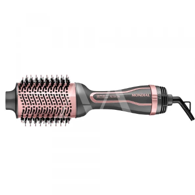 ESCOVA SECADORA MONDIAL GREY ROSE KERATIN CERAMICA 1300W BIVOLT