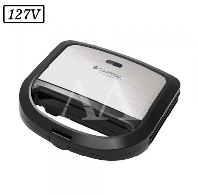SANDUICHEIRA TOAST GRILL CADENCE SAN615 750W 127V INOX/PRETA