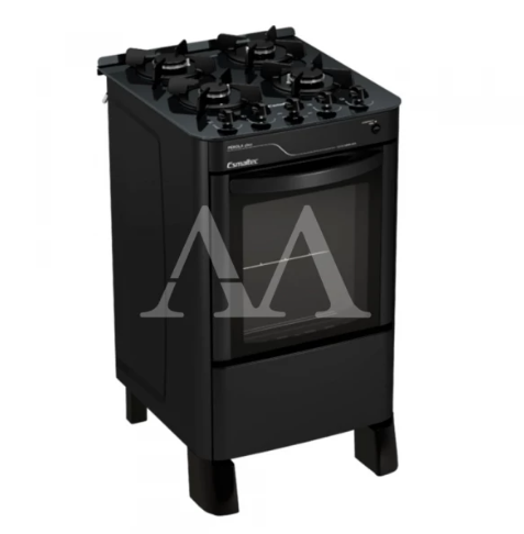 FOGAO 4B ESMALTEC PEROLA GLASS PRETO