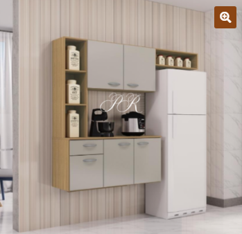 Cozinha Isis 163 Damasco/Off White – POQUEMA