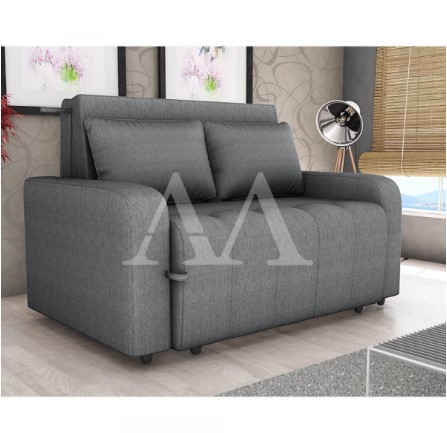 ESTOFADO CAMA MATRIX 2 LUGARES AMORA NEW LINHO MILLENIUM SATURNO CINZA E487