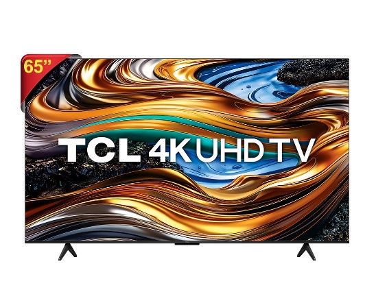 Smart TV LED 65 TCL P755 4K UHD HDR DOLBY VISION, HDMI 2.1, com Wifi, Bluetooth e Google Assistant