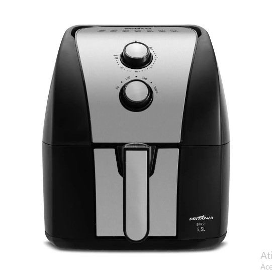 Fritadeira Air Fryer Britânia 5,5L Antiaderente Gold 1500W BFR51