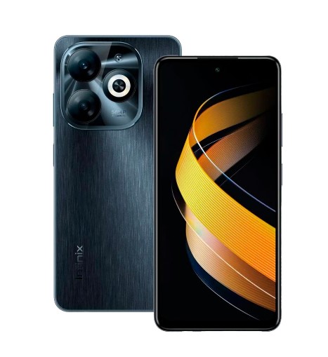 Smartphone Infinix Smart 8 Pro 256GB, 4GB RAM, Câmera Dupla 50MP tela 6.6" 90Hz Preto