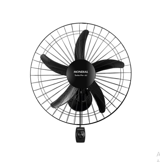 Ventilador Mondial 50cm de parede NVP-PRO-50 - 03 velocidades, 05 pás, Oscilante