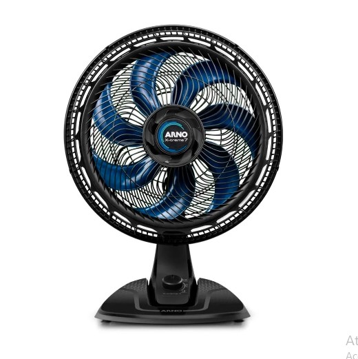 Ventilador Arno X-treme VE70 Mesa 40cm, 7 pás, 03 velocidades