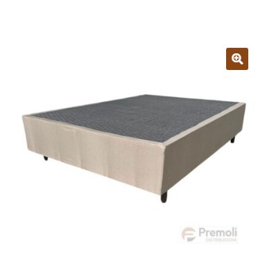 Base Casal 138x188x30 Duro Spring Cor Bege Plumatex