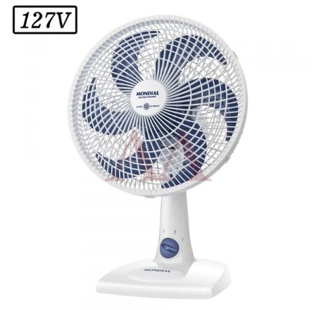 VENTILADOR MONDIAL VSP30W SUPER POWER 30CM 6 PAS 3 VEL 127V BRANCO